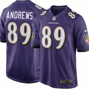 Baltimore Ravens Mark Andrews #89 Purple Game Jersey